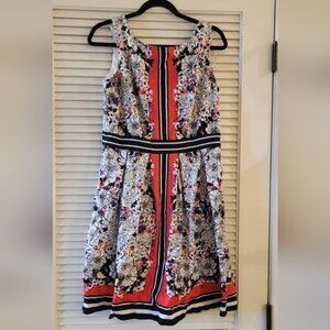 New York & Company- Multi-Coloured Floral Sleeveless Dress